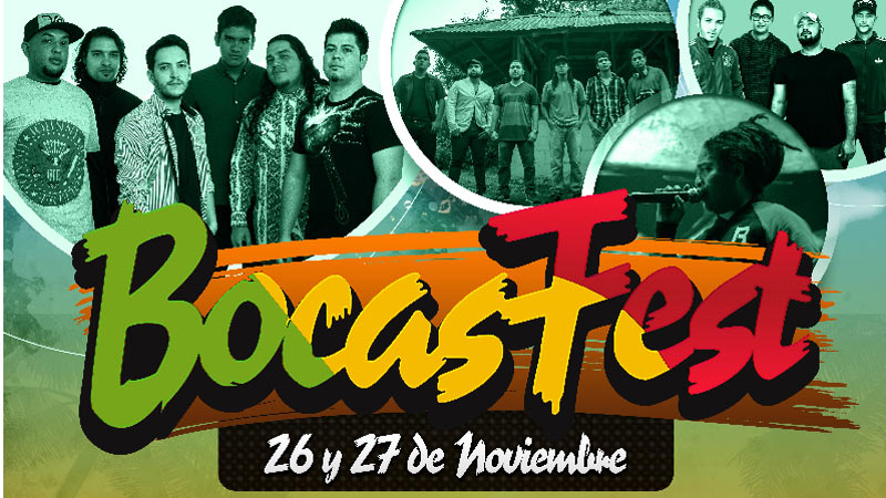 Intérpretes de la música Roots y Calipso por primera vez en el  “BocasFest”