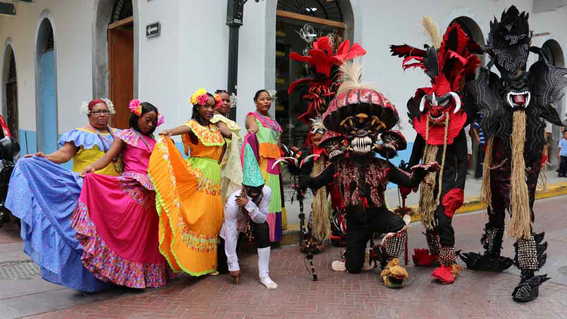 Panamá celebra X Festival de Congos y Diablos de Portobelo