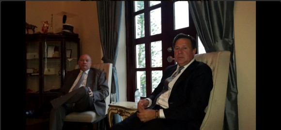 Presidente de Panamá recibió a Ministro cubano de Comercio Exterior