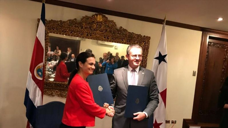 Panamá y Costa Rica acuerdan 70 puntos de cooperación