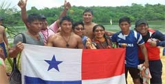 Nacionales ganan en modalidad de canoas rústicas en Juegos Mundiales Indígenas