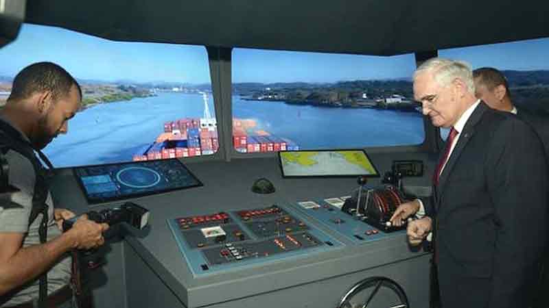 Inauguran nuevo simulador en sector Pacífico del Canal de Panamá