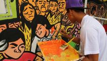 Estudiantes de Nuevo Chorrillo pintan memorias del 20