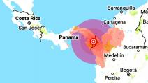 Sismo de magnitud 5,6 sacude este jueves Panamá